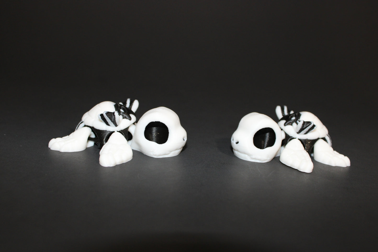 Halloween Turtles - 3D Printed Articulated Flexi Fidget Figurine: 3D Printed Fidget Toy - Wonderland 3D Printing