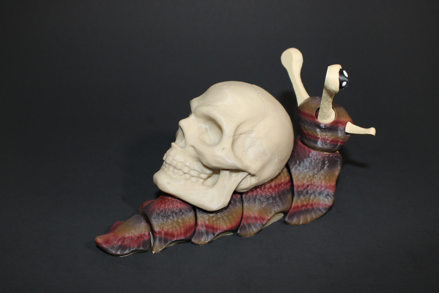 Slug or Snail Halloween Edition- 3D Printed Articulated Figurine -Popular Gift Idea! - Wonderland 3D Printing