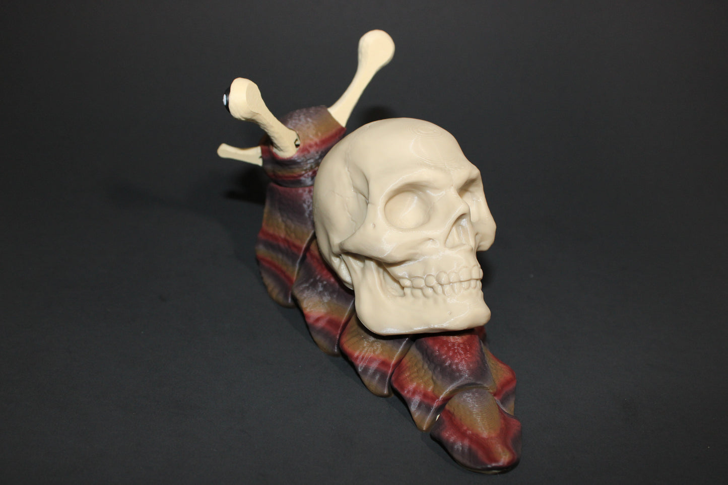 Slug or Snail Halloween Edition- 3D Printed Articulated Figurine -Popular Gift Idea! - Wonderland 3D Printing