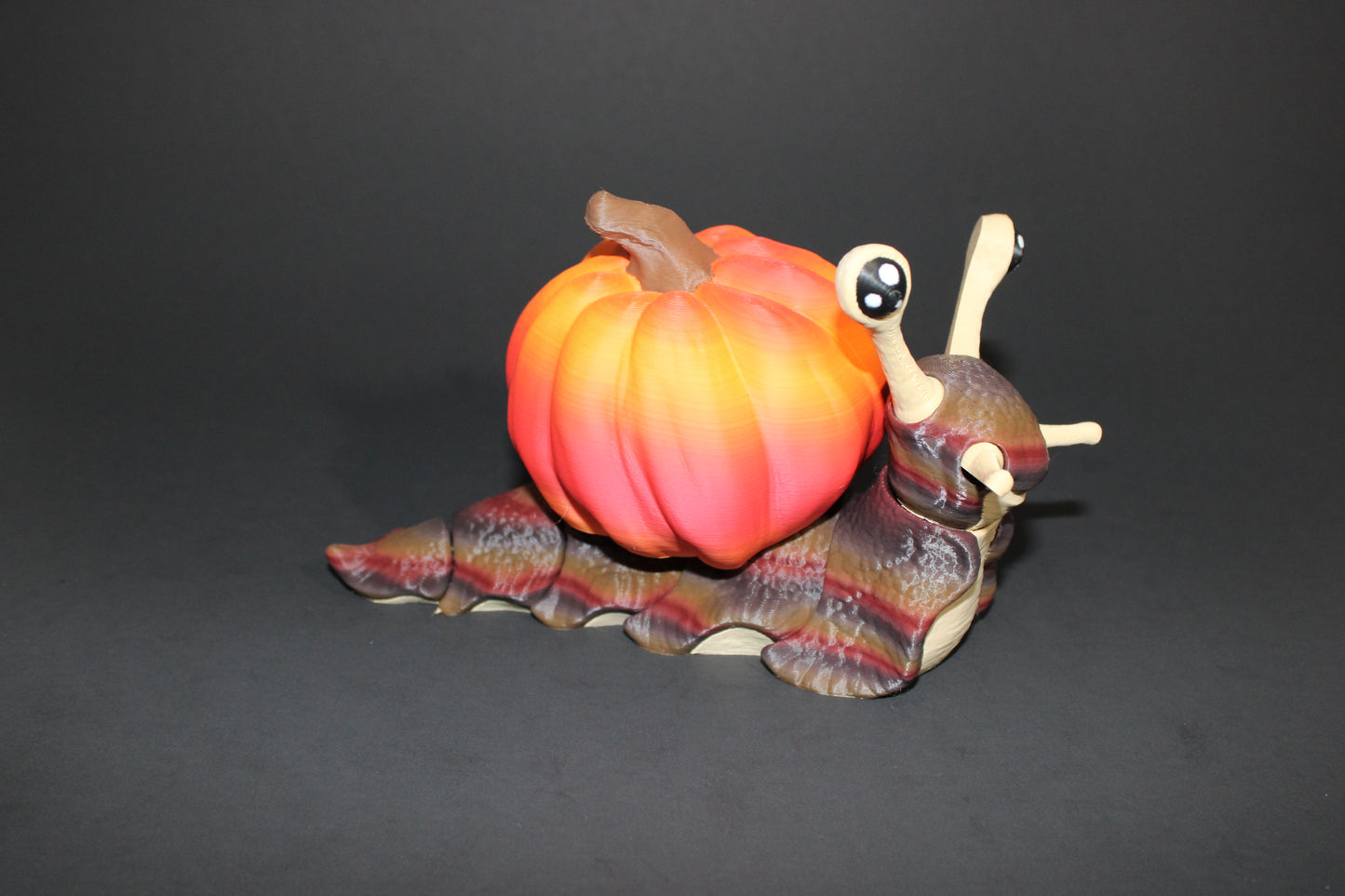 Slug or Snail Halloween Edition- 3D Printed Articulated Figurine -Popular Gift Idea! - Wonderland 3D Printing