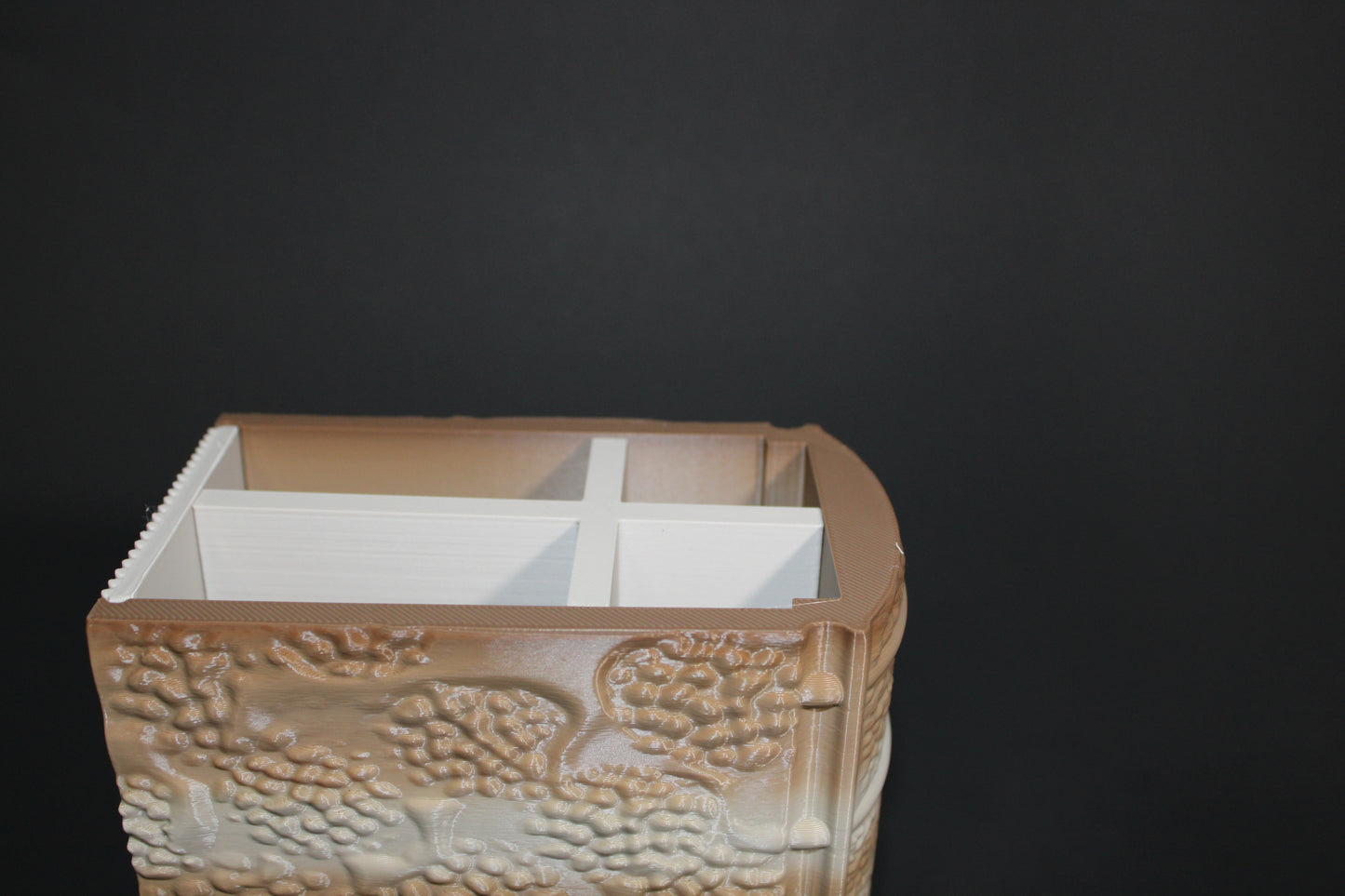 Dragon Book Container-4.5 inches tall by 4.5 inches Wide-Full Color 3D Printed Organizer - Wonderland 3D Printing
