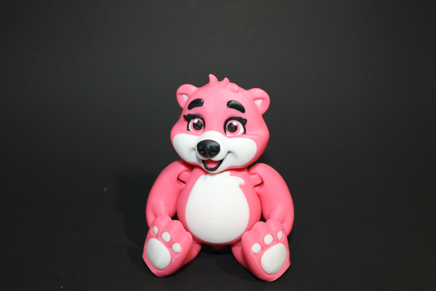 Teddy Bear 5 inches Tall-3D Printed Articulated Figurine - Wonderland 3D Printing