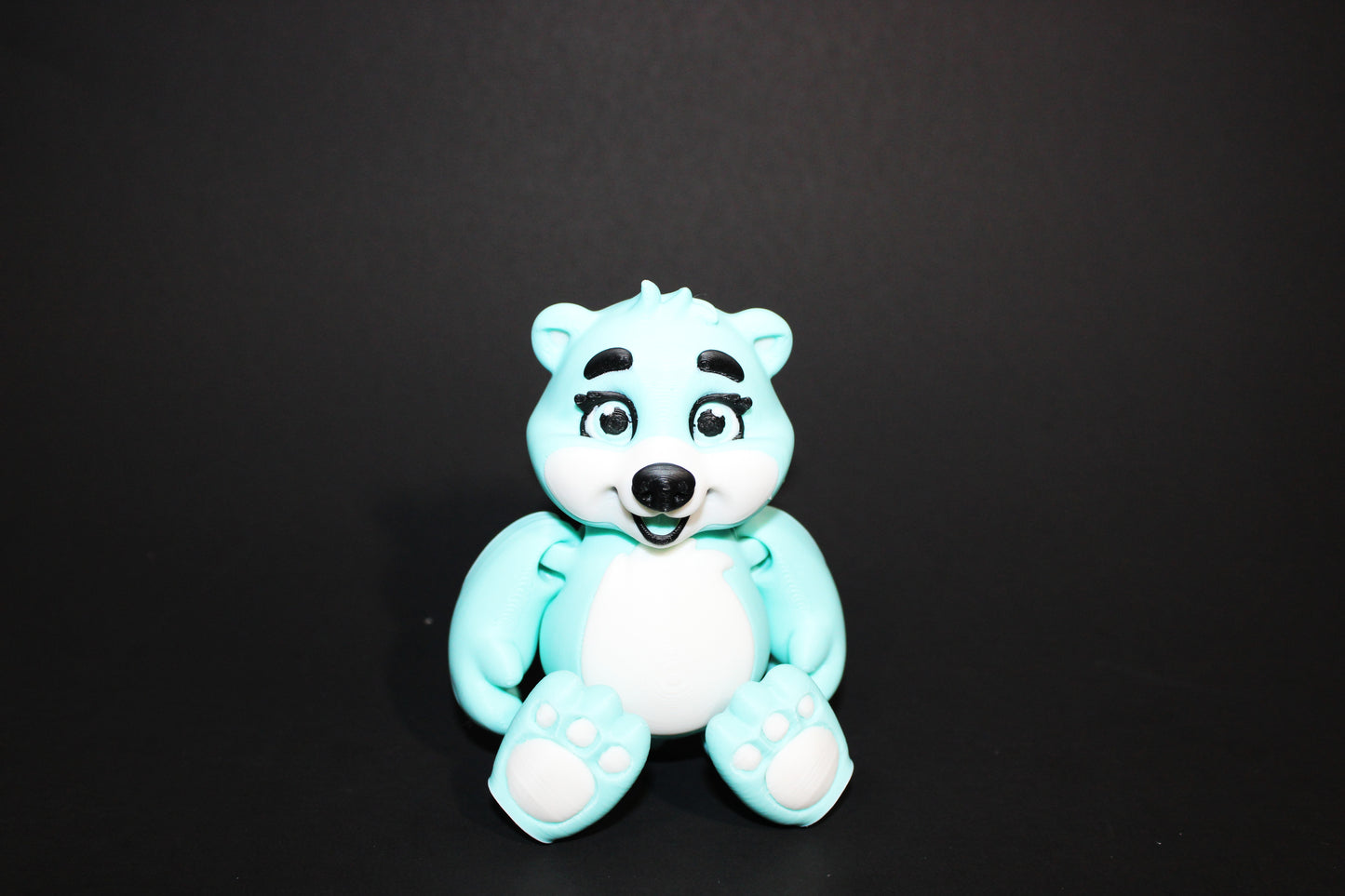Teddy Bear 5 inches Tall-3D Printed Articulated Figurine - Wonderland 3D Printing