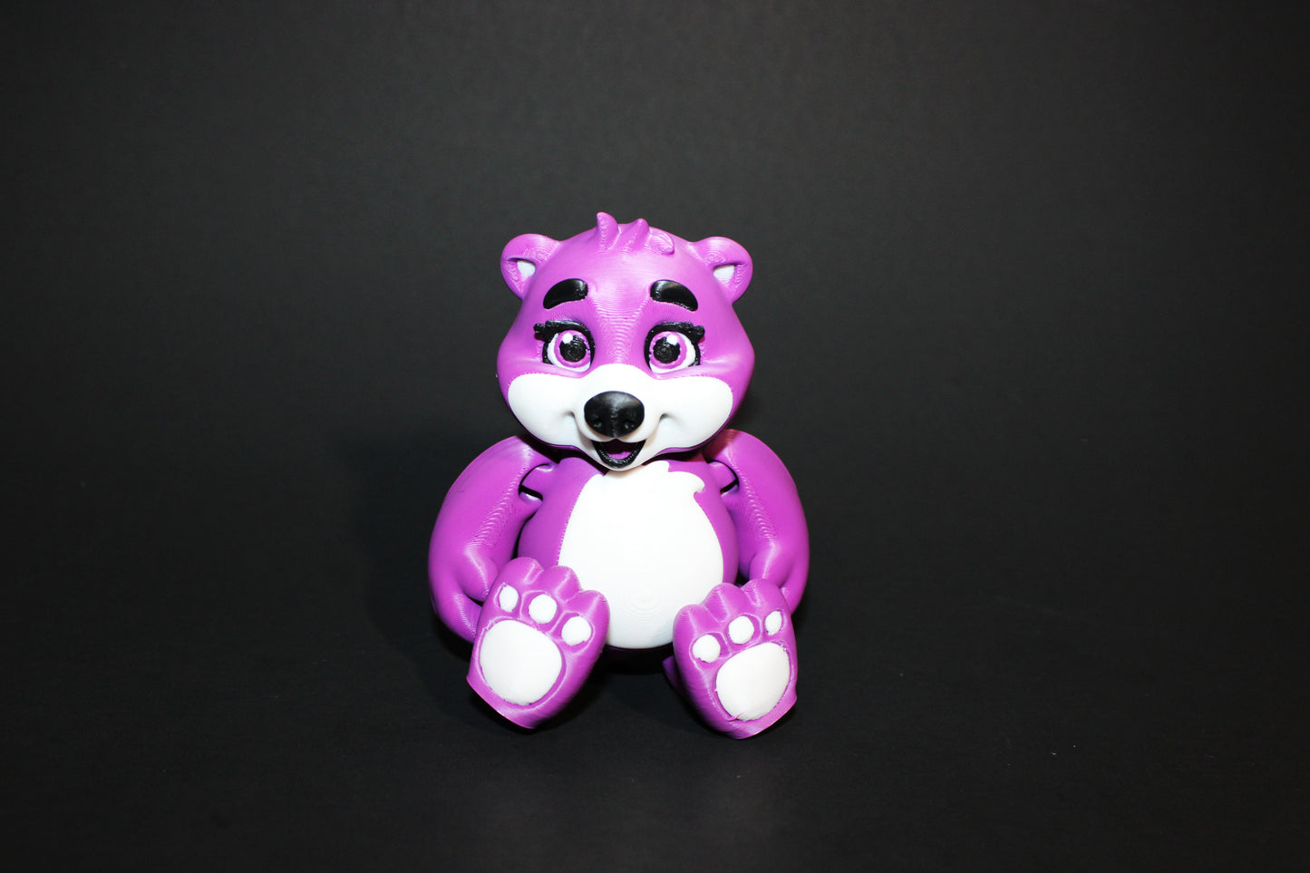 Teddy Bear 5 inches Tall-3D Printed Articulated Figurine - Wonderland 3D Printing