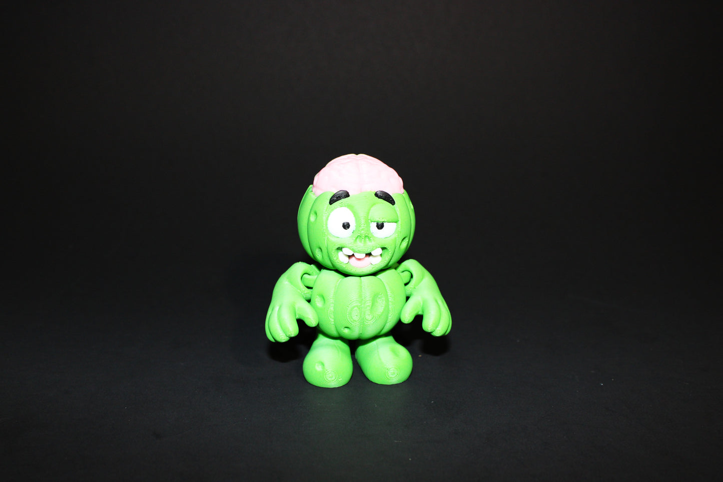 Flexi Pumpkins 3.5 inches Tall-3D Printed Articulated Flexi Fidget Toy - Wonderland 3D Printing