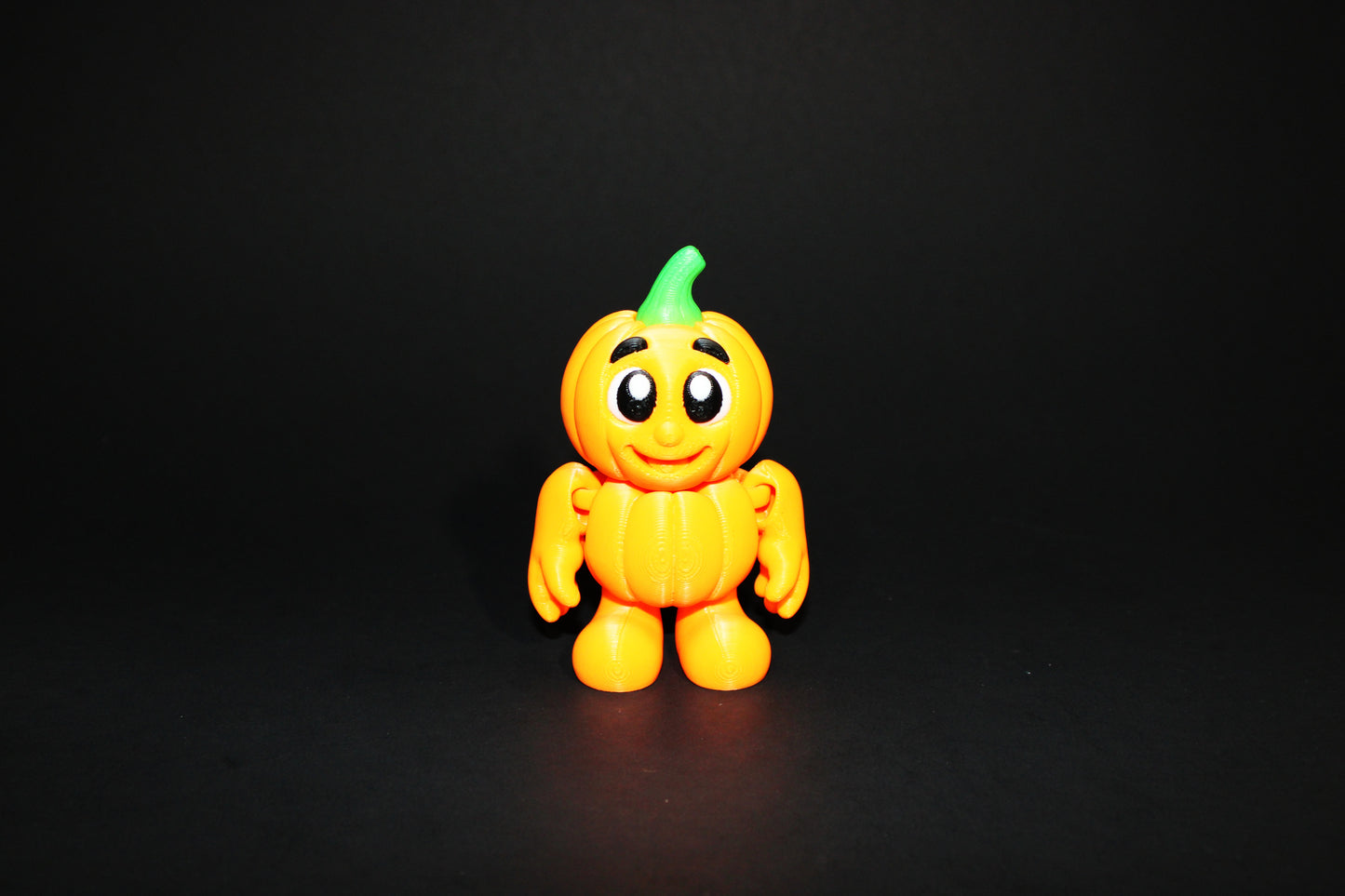 Flexi Pumpkins 3.5 inches Tall-3D Printed Articulated Flexi Fidget Toy - Wonderland 3D Printing