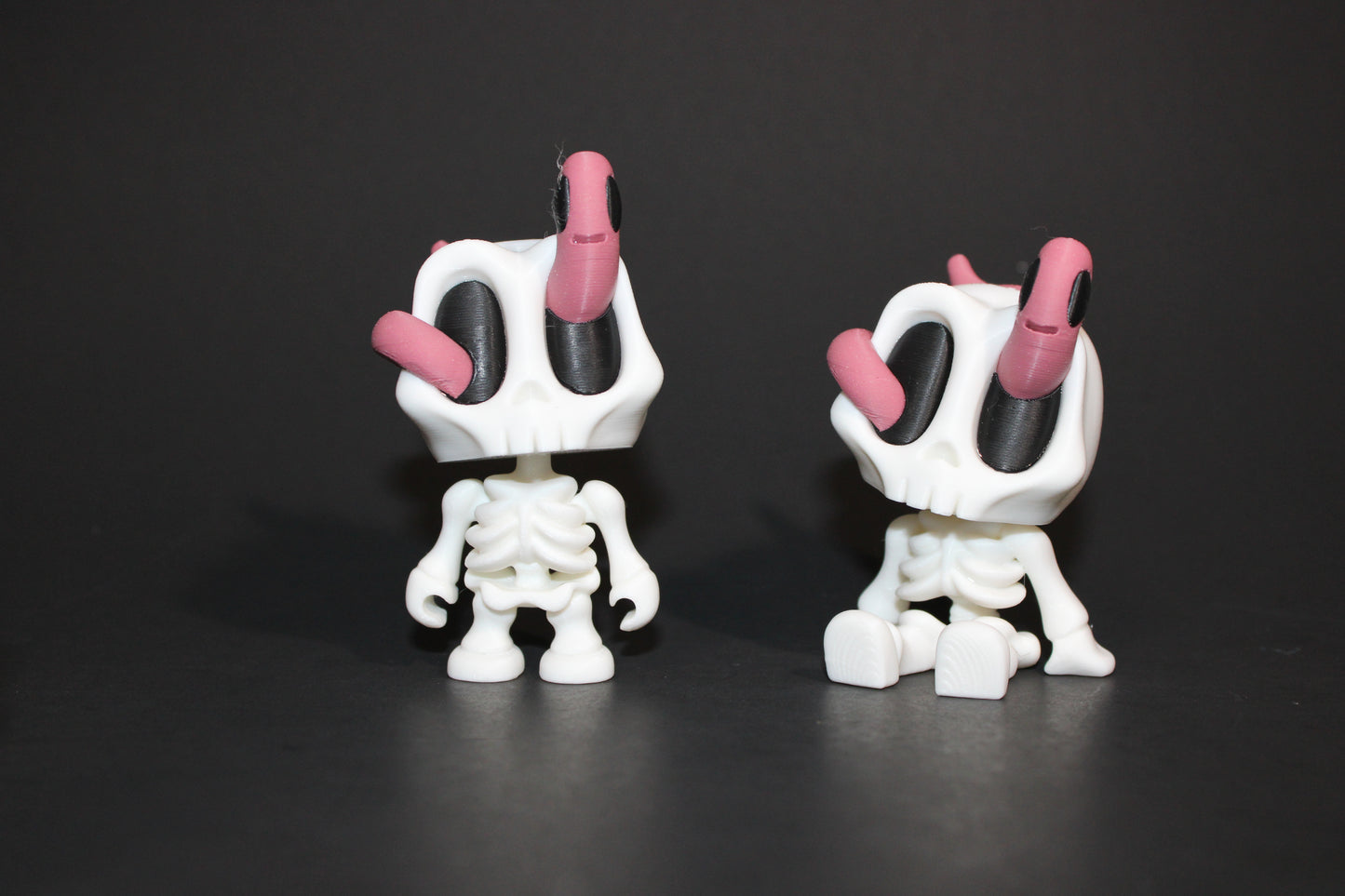 Blob Skeletons-3-3.25 inches Tall-3D Printed Articulated Flexi Figurines-Perfect for Halloween - Wonderland 3D Printing