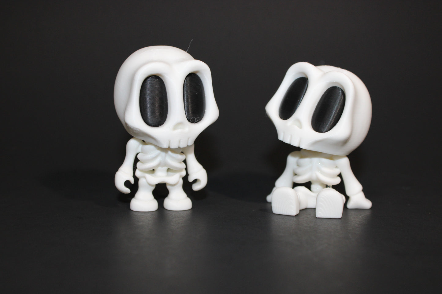 Blob Skeletons-3-3.25 inches Tall-3D Printed Articulated Flexi Figurines-Perfect for Halloween - Wonderland 3D Printing