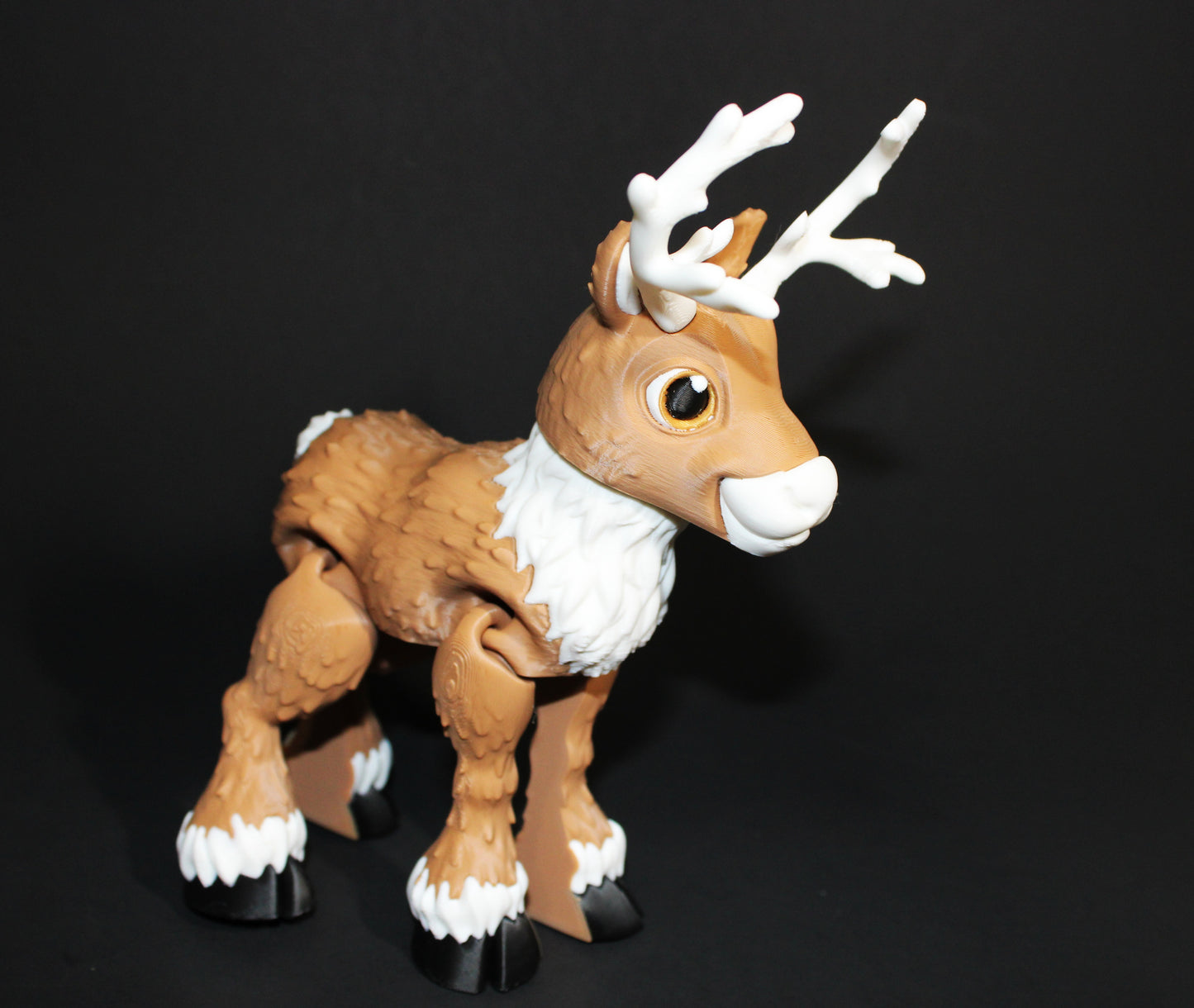 3D Printed Articulated Reindeer Fidget Toy - Wonderland 3D Printing