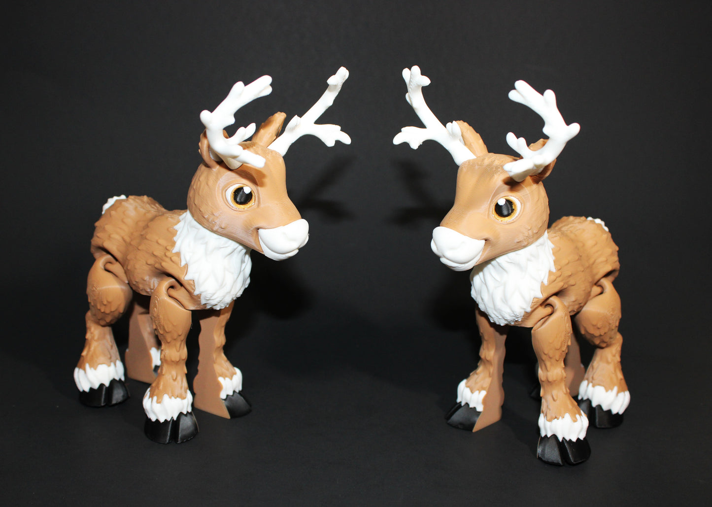 3D Printed Articulated Reindeer Fidget Toy - Wonderland 3D Printing