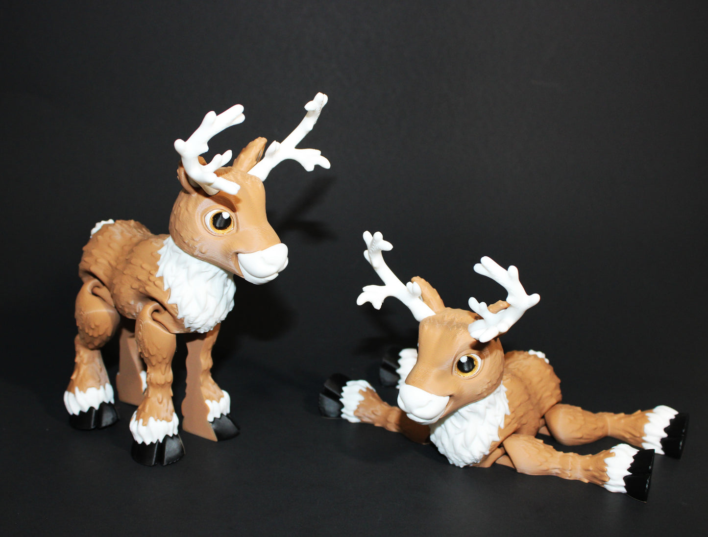 3D Printed Articulated Reindeer Fidget Toy - Wonderland 3D Printing