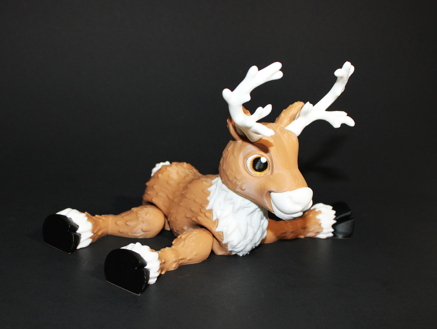 3D Printed Articulated Reindeer Fidget Toy - Wonderland 3D Printing
