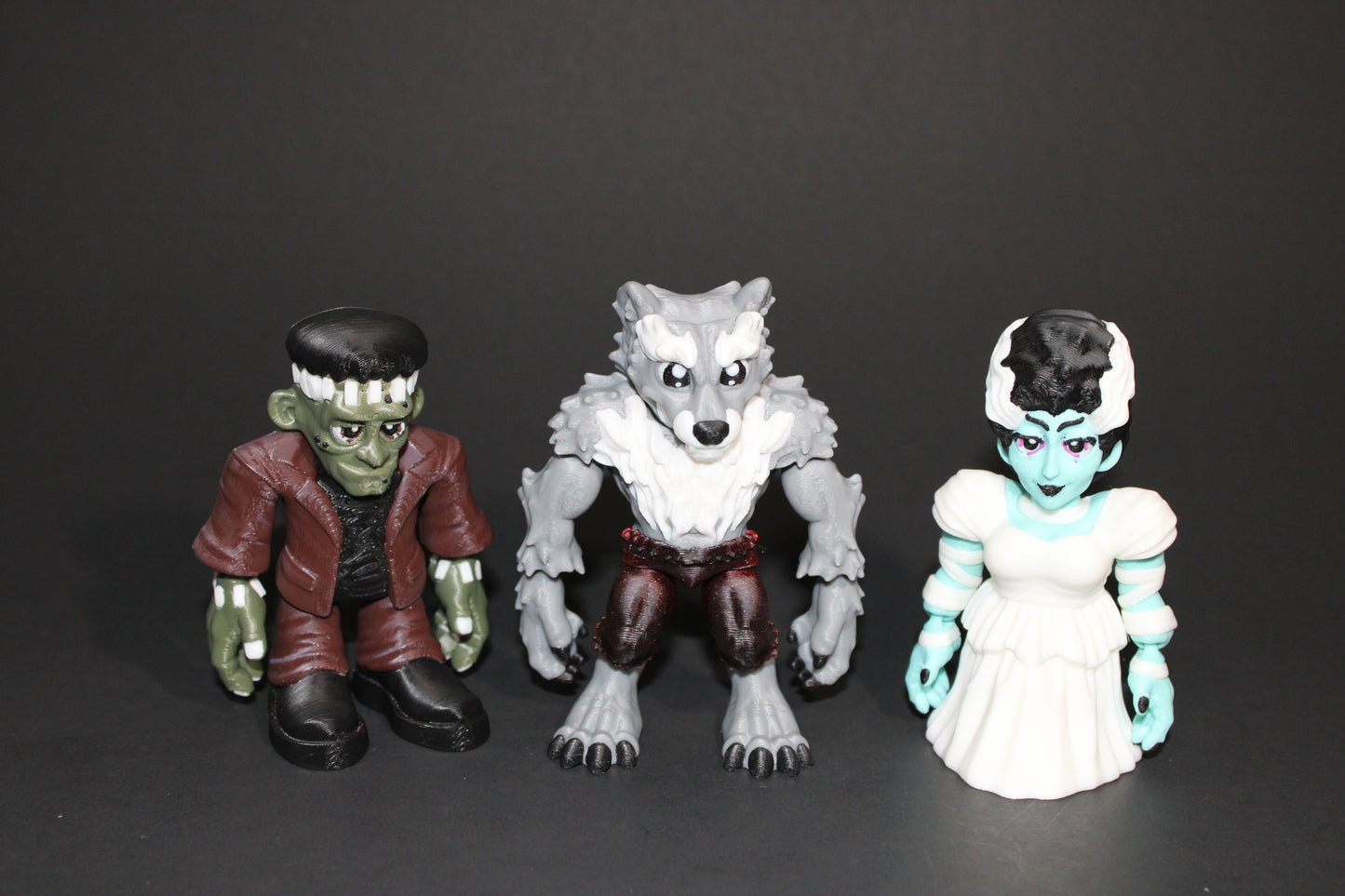 Flexi Halloween Scene 3D Printed Articulated Fidget Toy - Wonderland 3D Printing