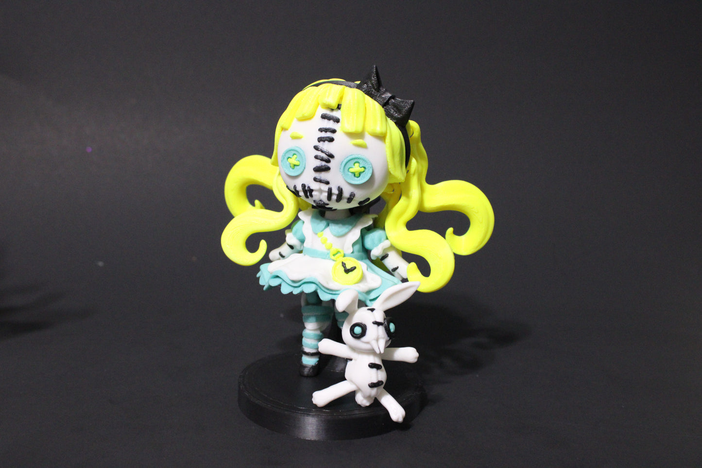 Wonderland Fidget Toy Set: Alice, Caterpillar, Hatter, Cat, Rabbit, Queen - 3D Printed - Wonderland 3D Printing