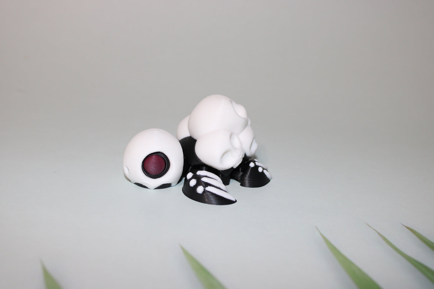 3D Printed Articulated Turtle Fidget Toy - Spooky Styles 2.5 inches - Wonderland 3D Printing