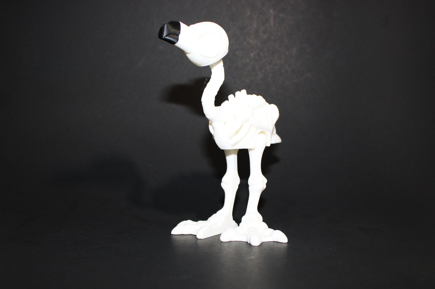 3D Printed Articulated Skelton Flamingo Fidget Toy - Wonderland 3D Printing