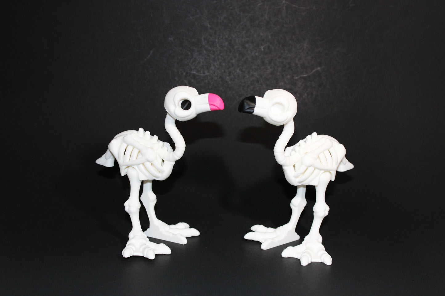 3D Printed Articulated Skelton Flamingo Fidget Toy - Wonderland 3D Printing