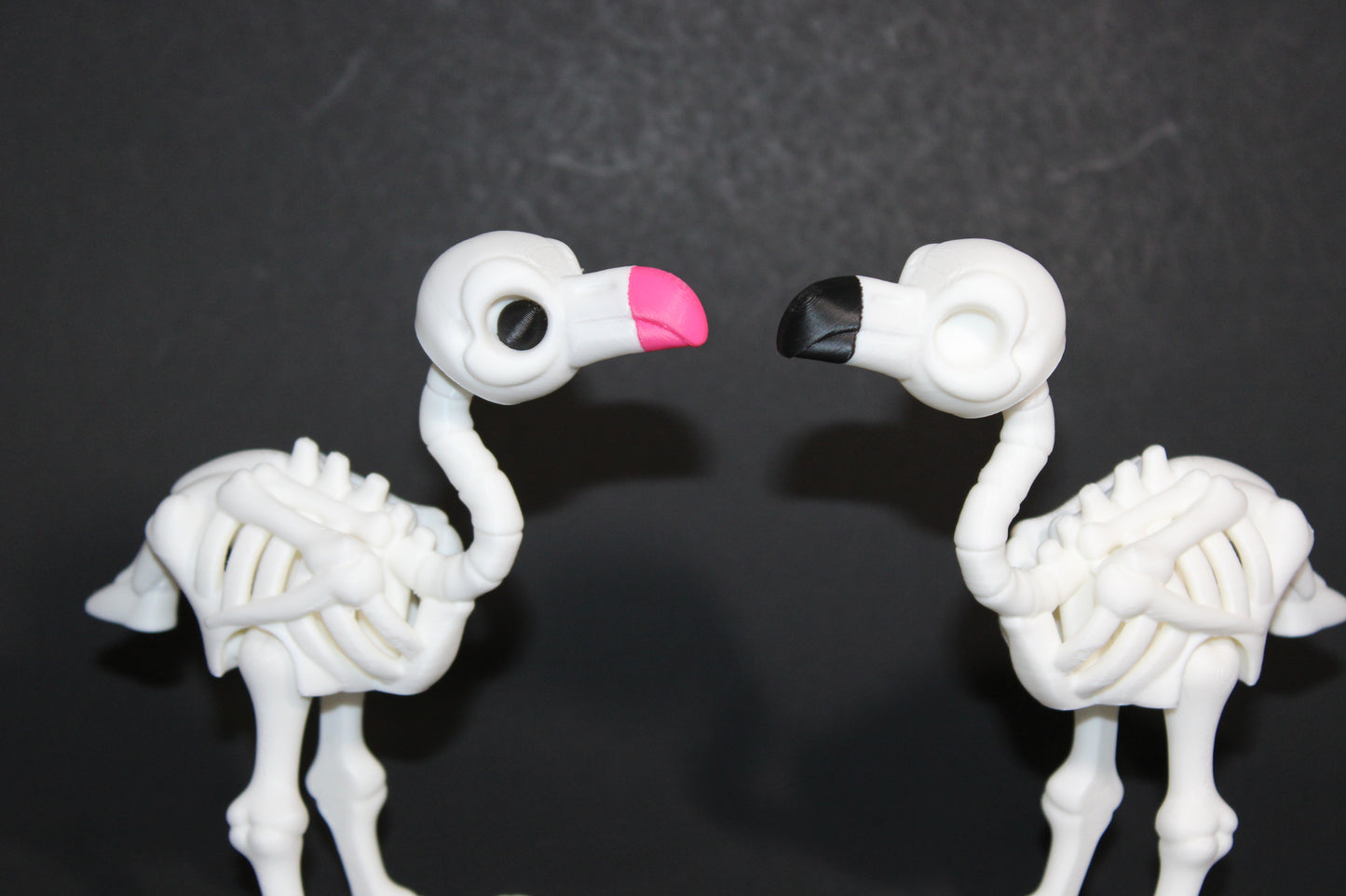 3D Printed Articulated Skelton Flamingo Fidget Toy - Wonderland 3D Printing