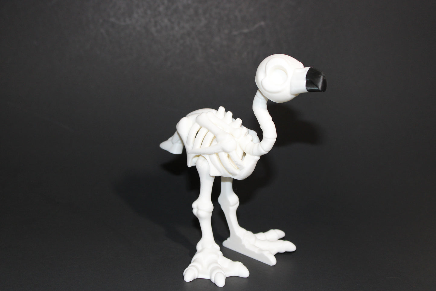 3D Printed Articulated Skelton Flamingo Fidget Toy - Wonderland 3D Printing