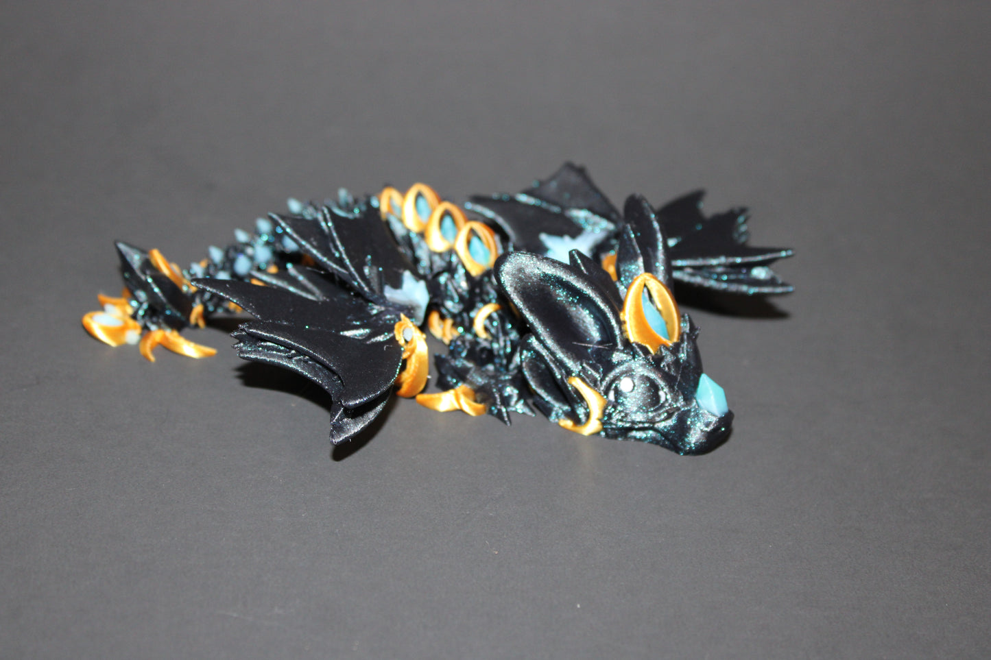 3D Printed Articulated 2025 Night Wing Dragon Fidget Toy - Wonderland 3D Printing