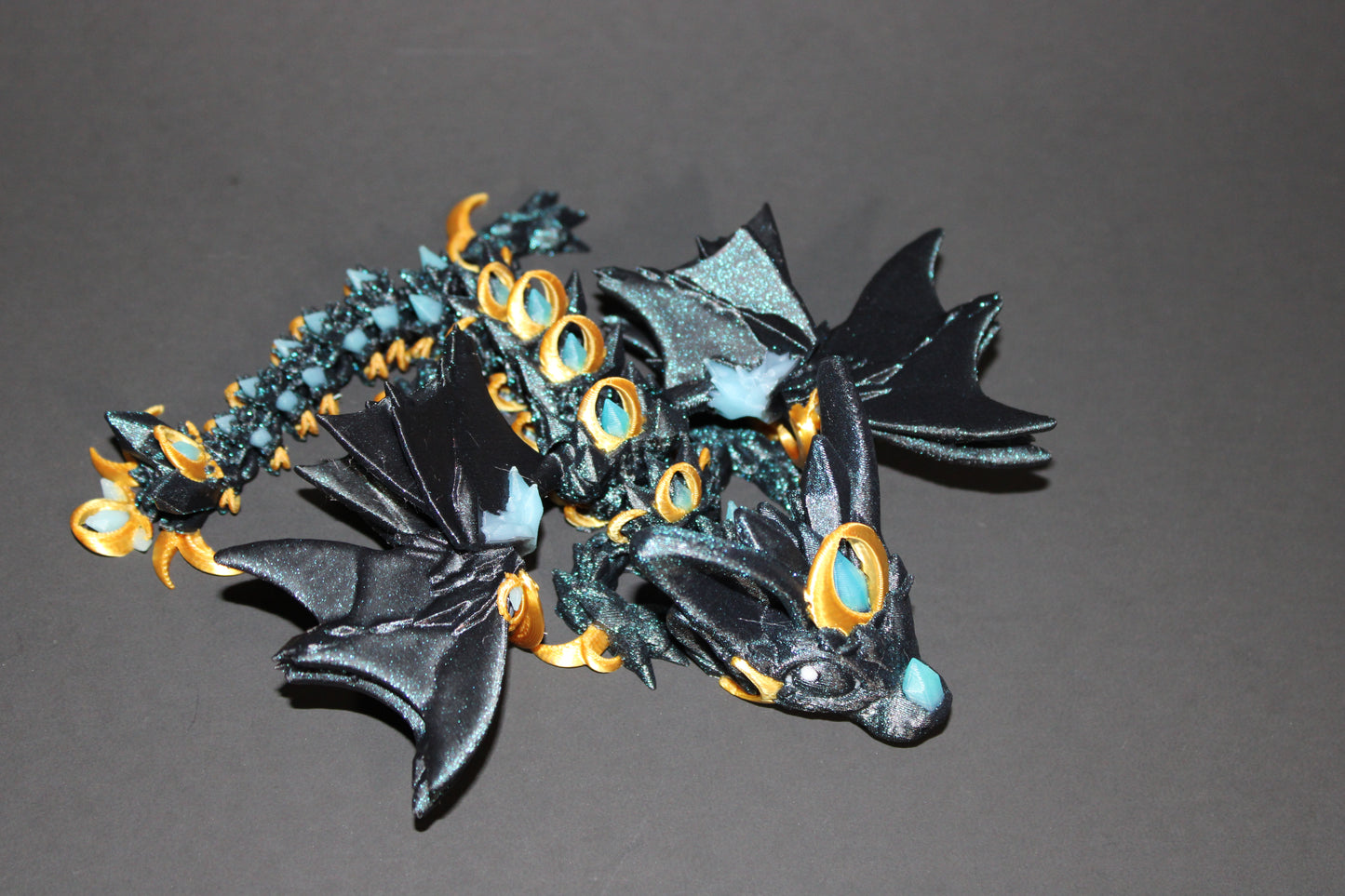 3D Printed Articulated 2025 Night Wing Dragon Fidget Toy - Wonderland 3D Printing