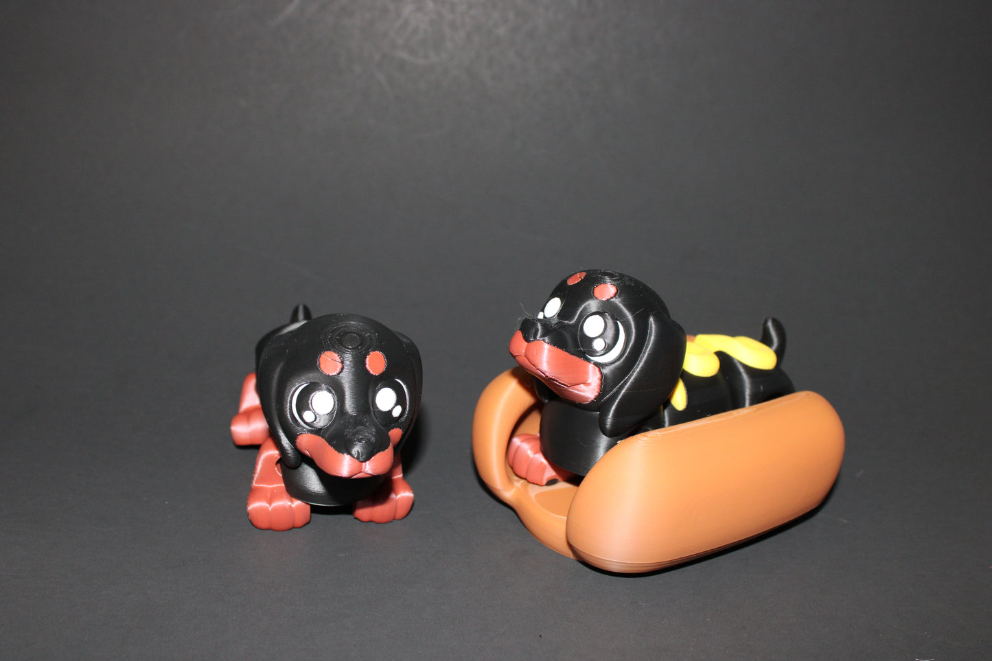 Hot Dog: 3D Printed Fidget Toy 5" long - Wonderland 3D Printing