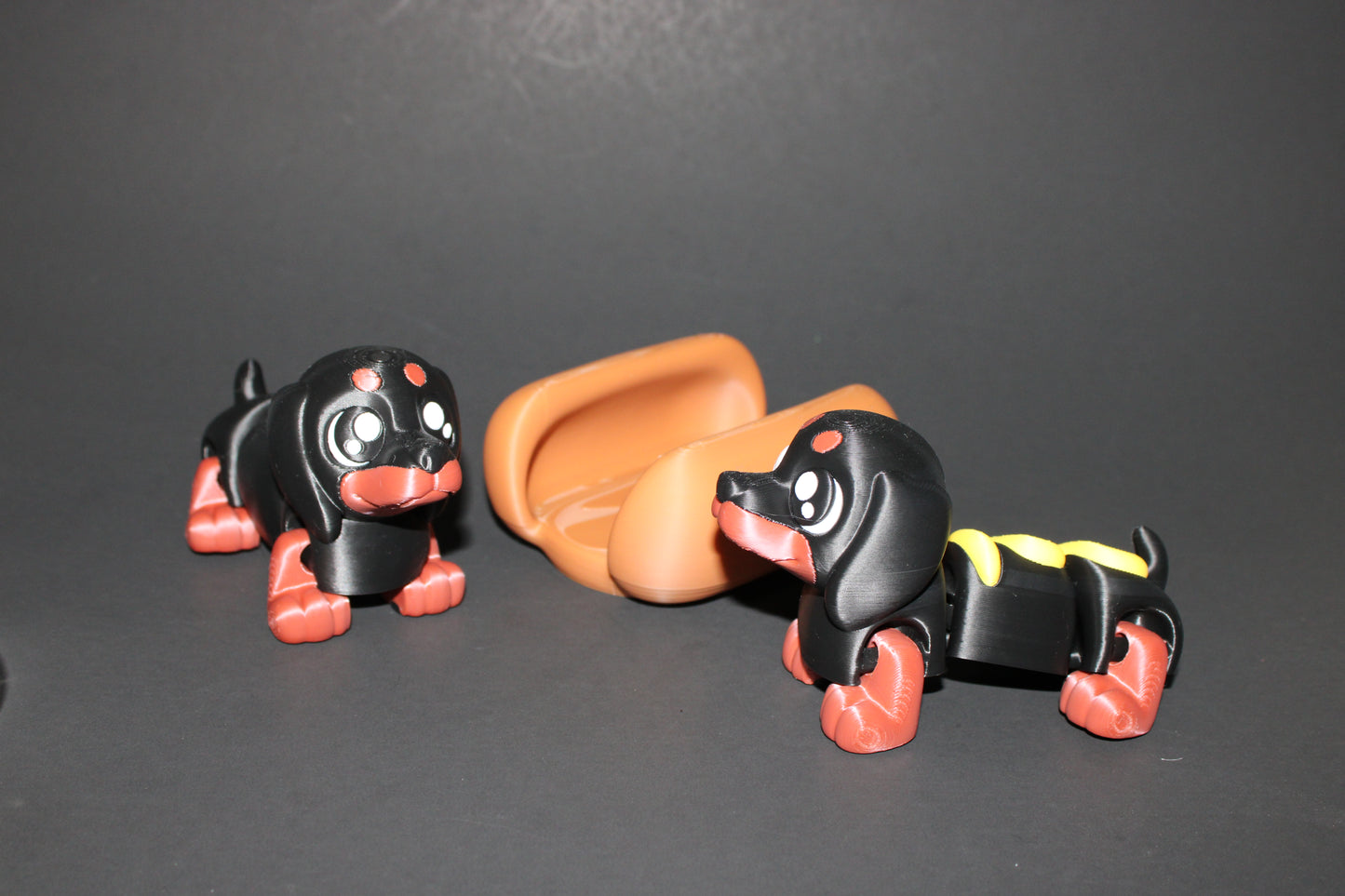 Hot Dog: 3D Printed Fidget Toy 5" long - Wonderland 3D Printing