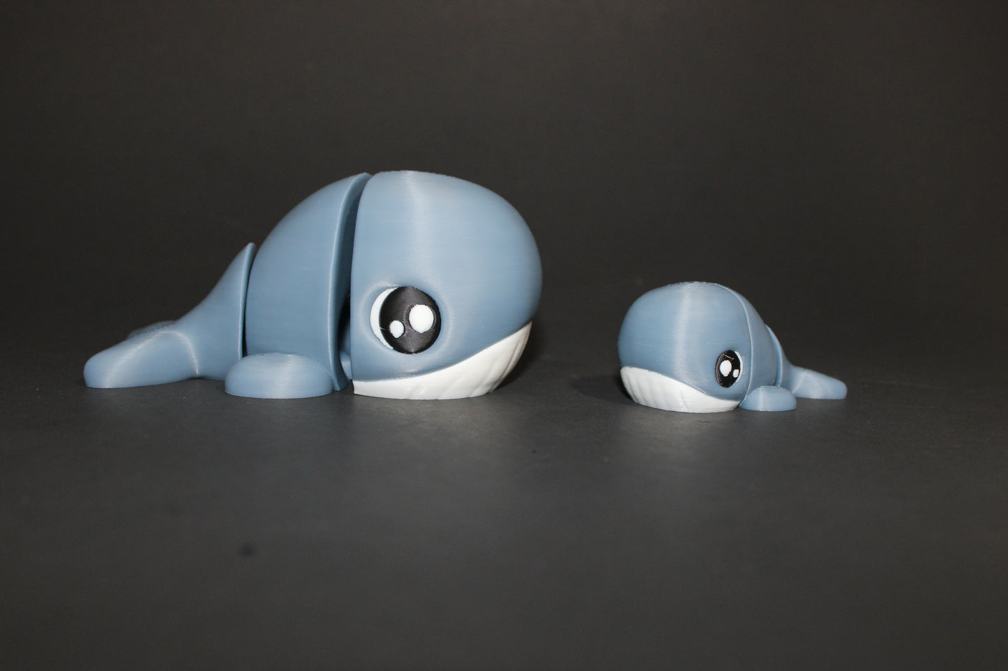 3D Printed Articulated Whale or Elephant Flexi Fidget Toy