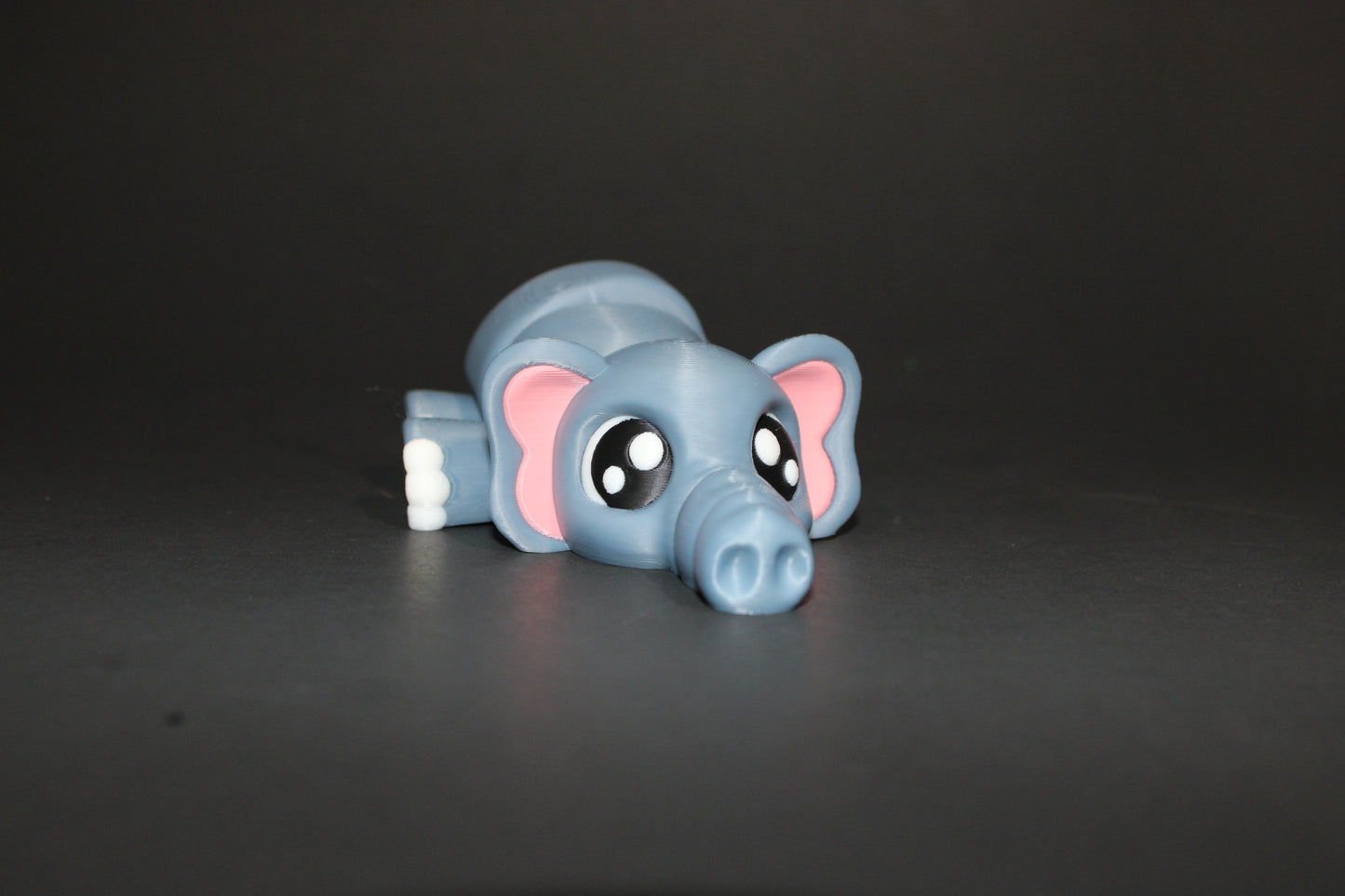 3D Printed Articulated Whale or Elephant Flexi Fidget Toy