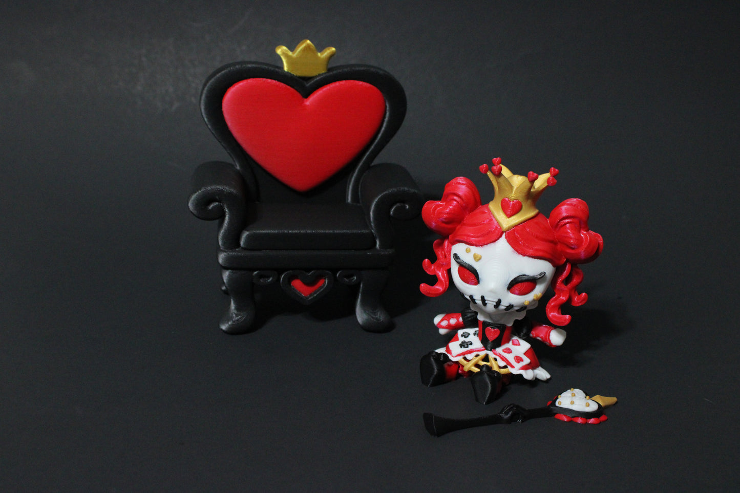 Wonderland Fidget Toy Set: Alice, Caterpillar, Hatter, Cat, Rabbit, Queen - 3D Printed - Wonderland 3D Printing