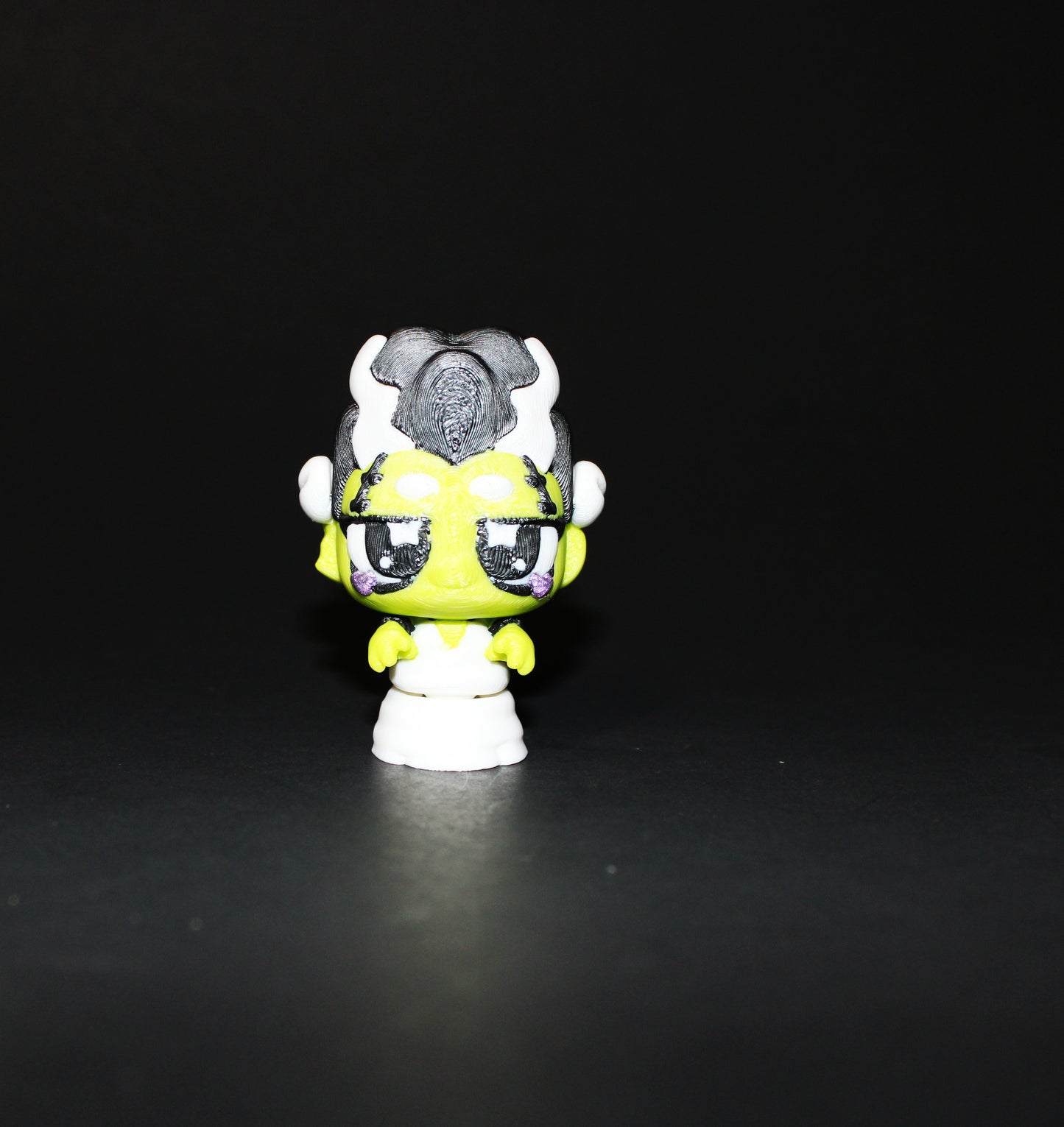 3D Printed Flexi Frankenstein and Bride with Heart Container - Wonderland 3D Printing