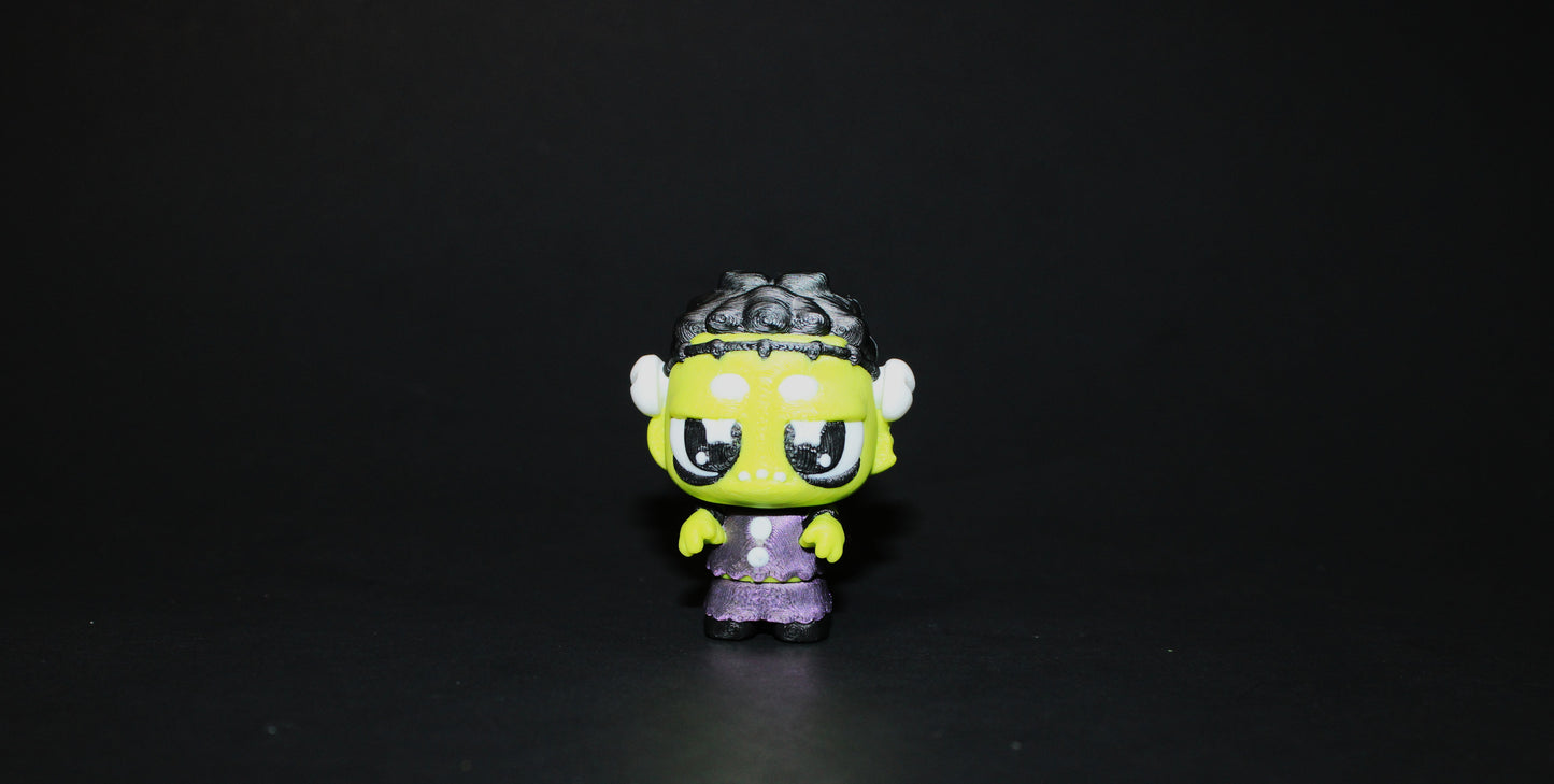 3D Printed Flexi Frankenstein and Bride with Heart Container - Wonderland 3D Printing