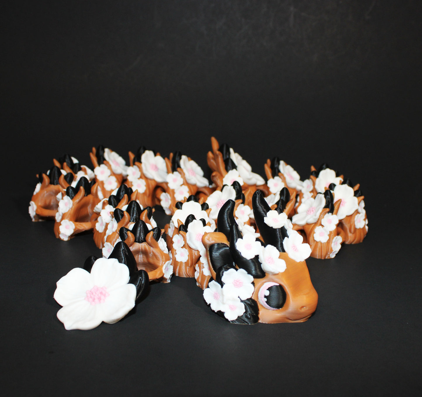 Dogwood Dragon27.5" Long Articulated 3d Printed Figurine - Wonderland 3D Printing