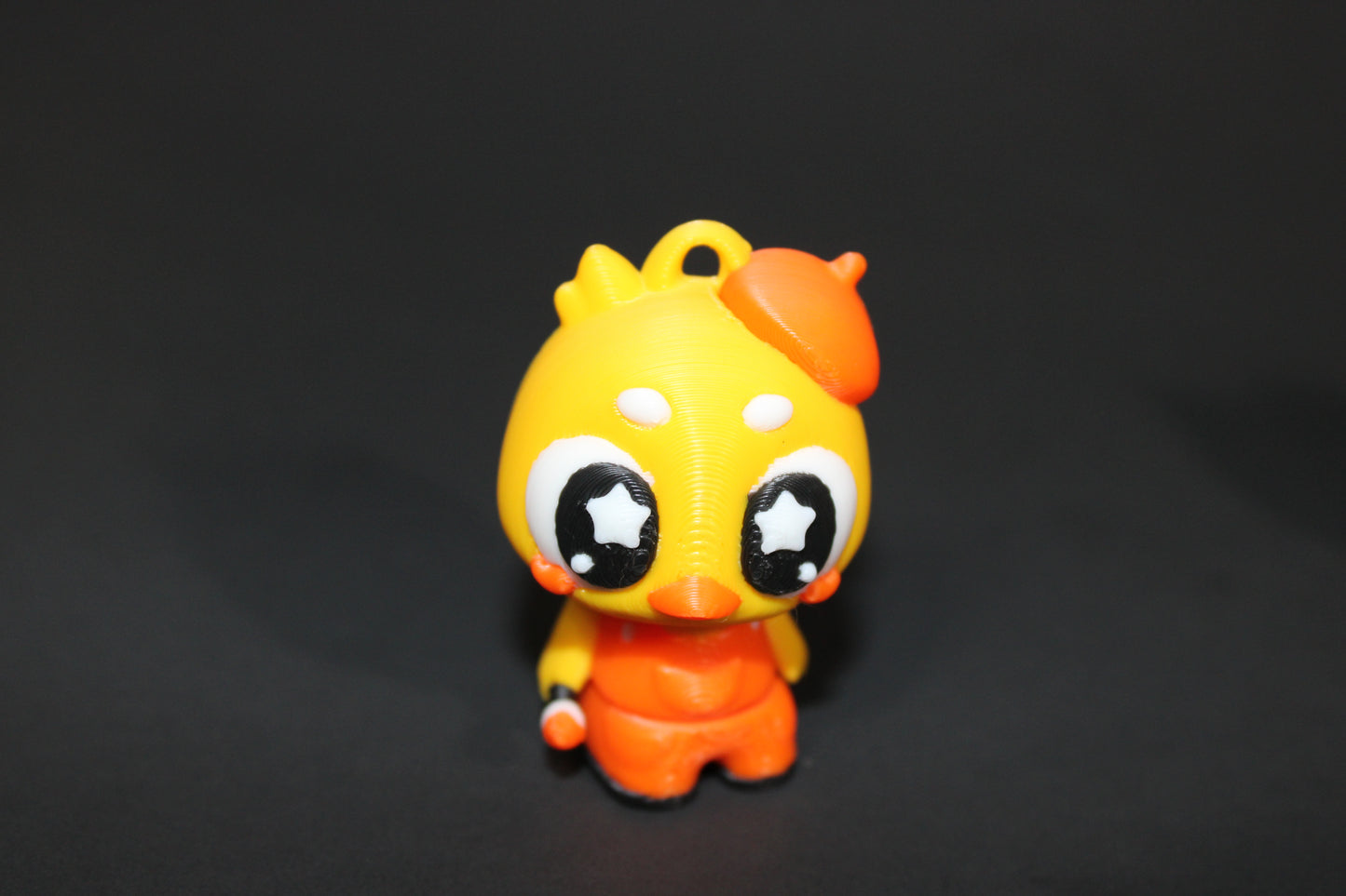 3D-printed Flexi Artesian Duck with Easel 2.5" Tall - Wonderland 3D Printing