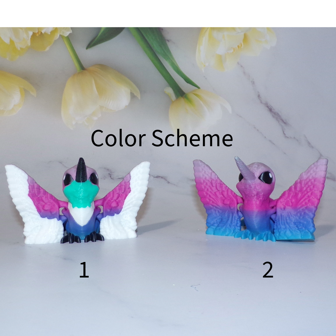 Hummingbird: 3D Printed Articulated Fidget Toy