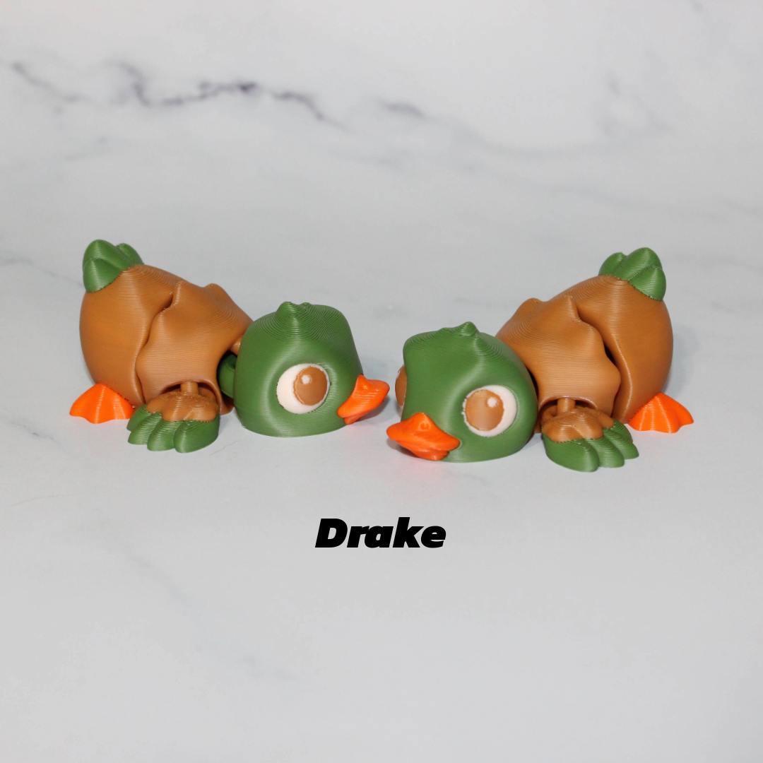 Mini Birds Articulated 3d Printed Figurine