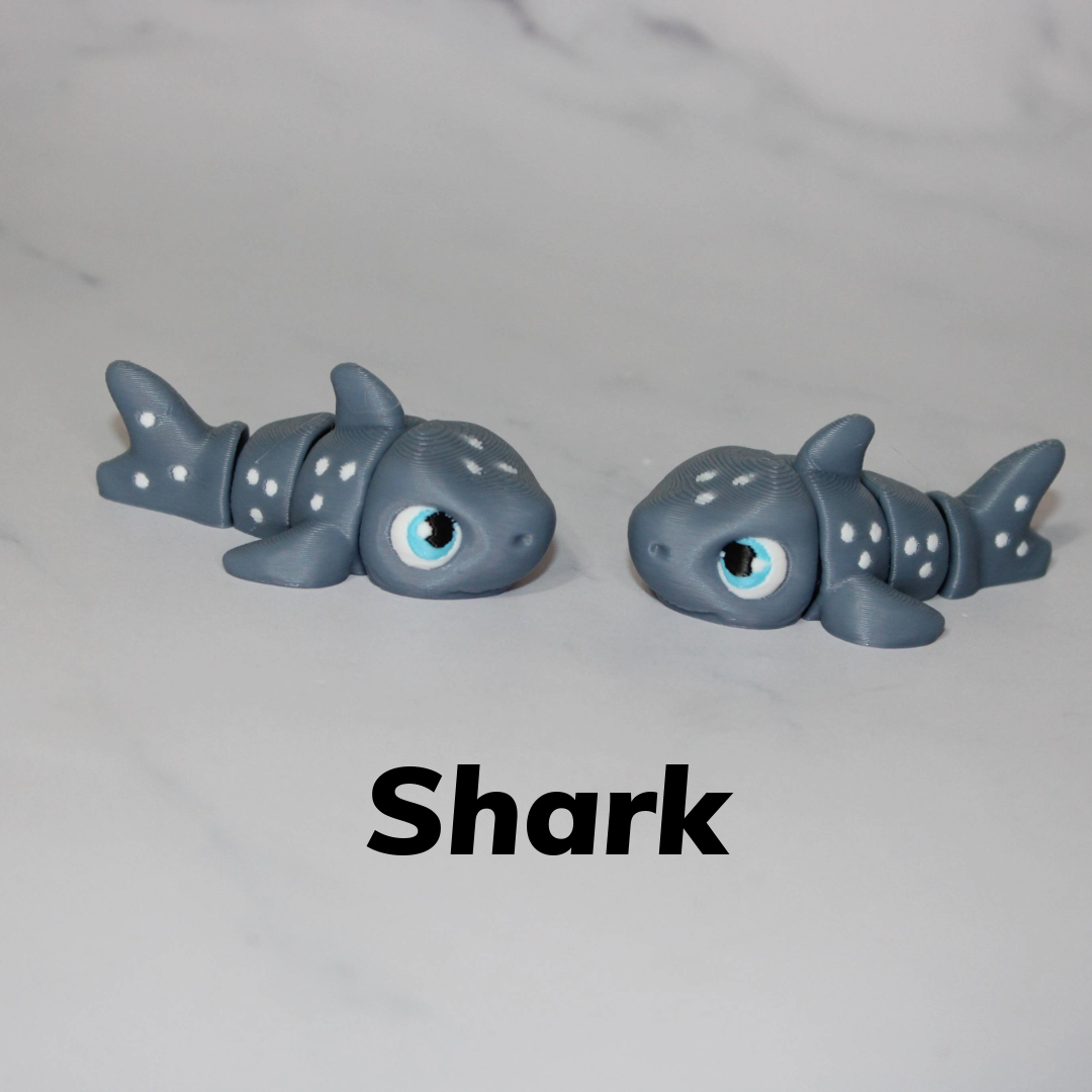 Mini Sea Creatures- Variety to choose from- Articulated 3d Printed Figurine