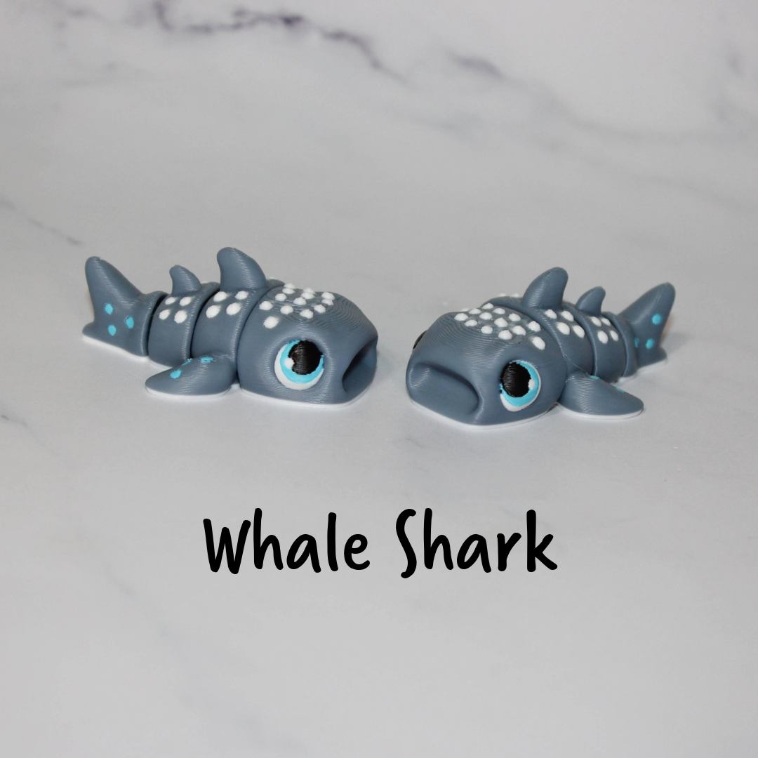 Mini Sea Creatures- Variety to choose from- Articulated 3d Printed Figurine