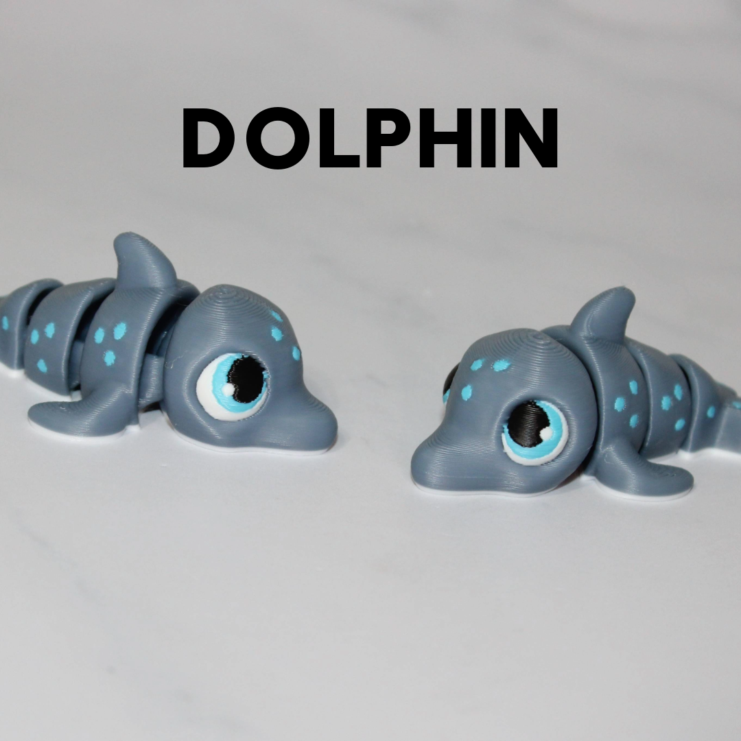 Mini Sea Creatures- Variety to choose from- Articulated 3d Printed Figurine