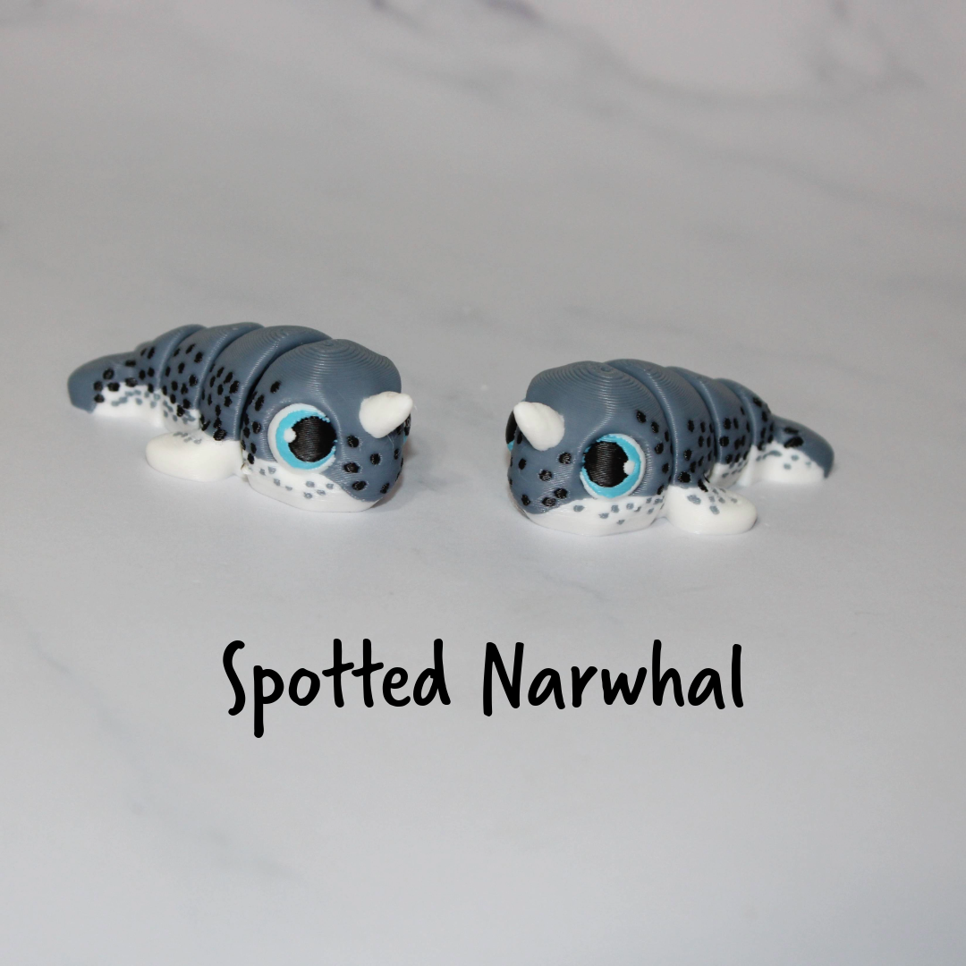 Mini Sea Creatures- Variety to choose from- Articulated 3d Printed Figurine