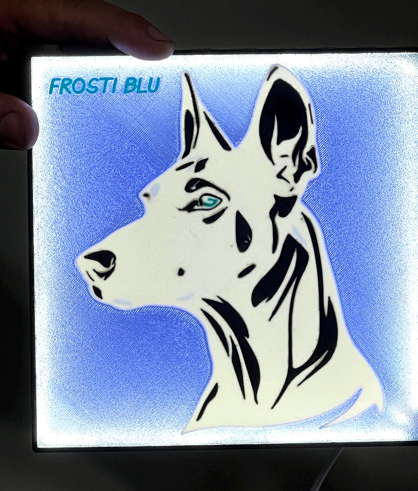 Light Boxes 3d Printed - Includes Led Light -Custom Options Available - Wonderland 3D Printing