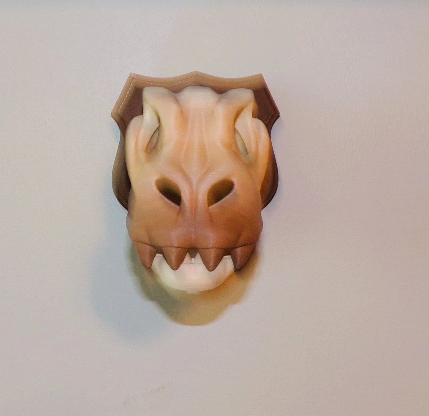 T-Rex Skull Plaque: 3D Printed - Wonderland 3D Printing