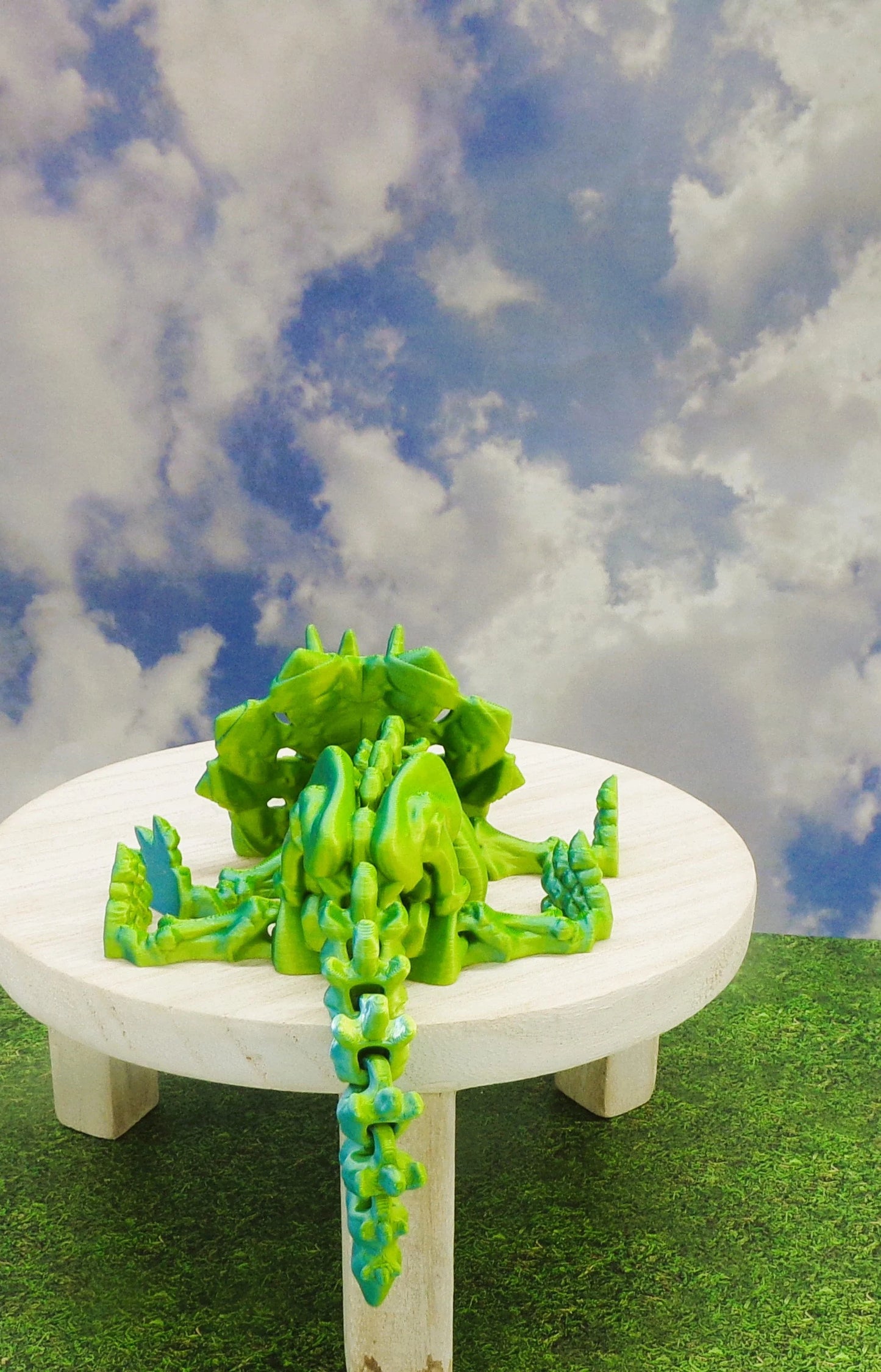 Triceratops Skeleton: 3D Printed, Articulated - Wonderland 3D Printing