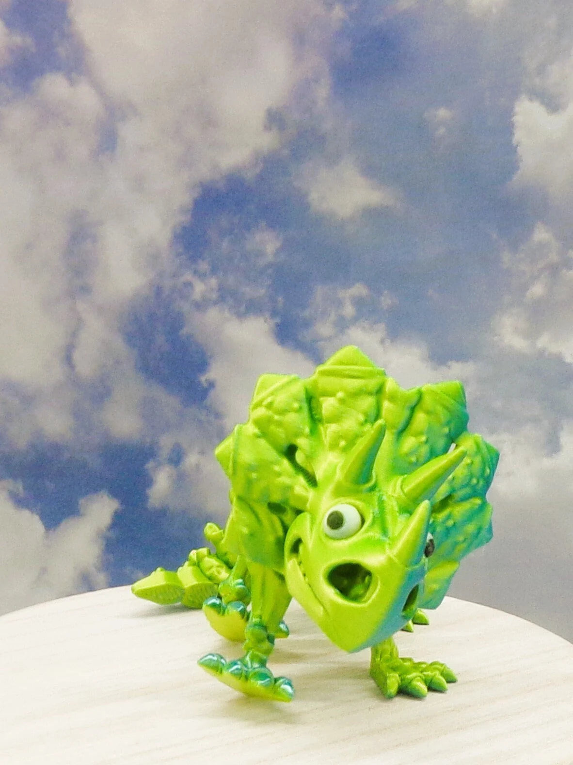 Triceratops Skeleton: 3D Printed, Articulated - Wonderland 3D Printing