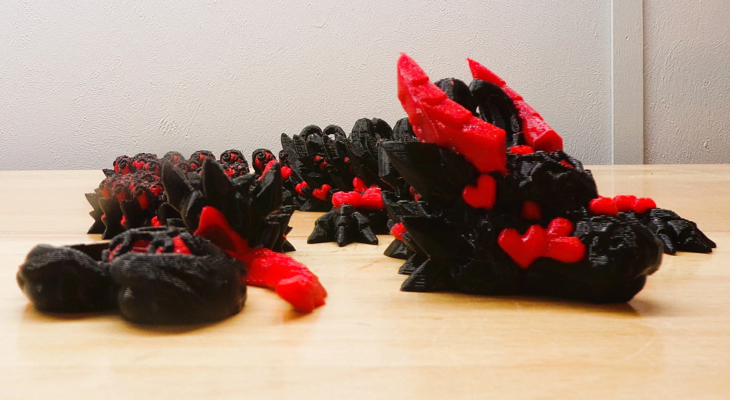 Dark Heart Dragon - Wonderland 3D Printing