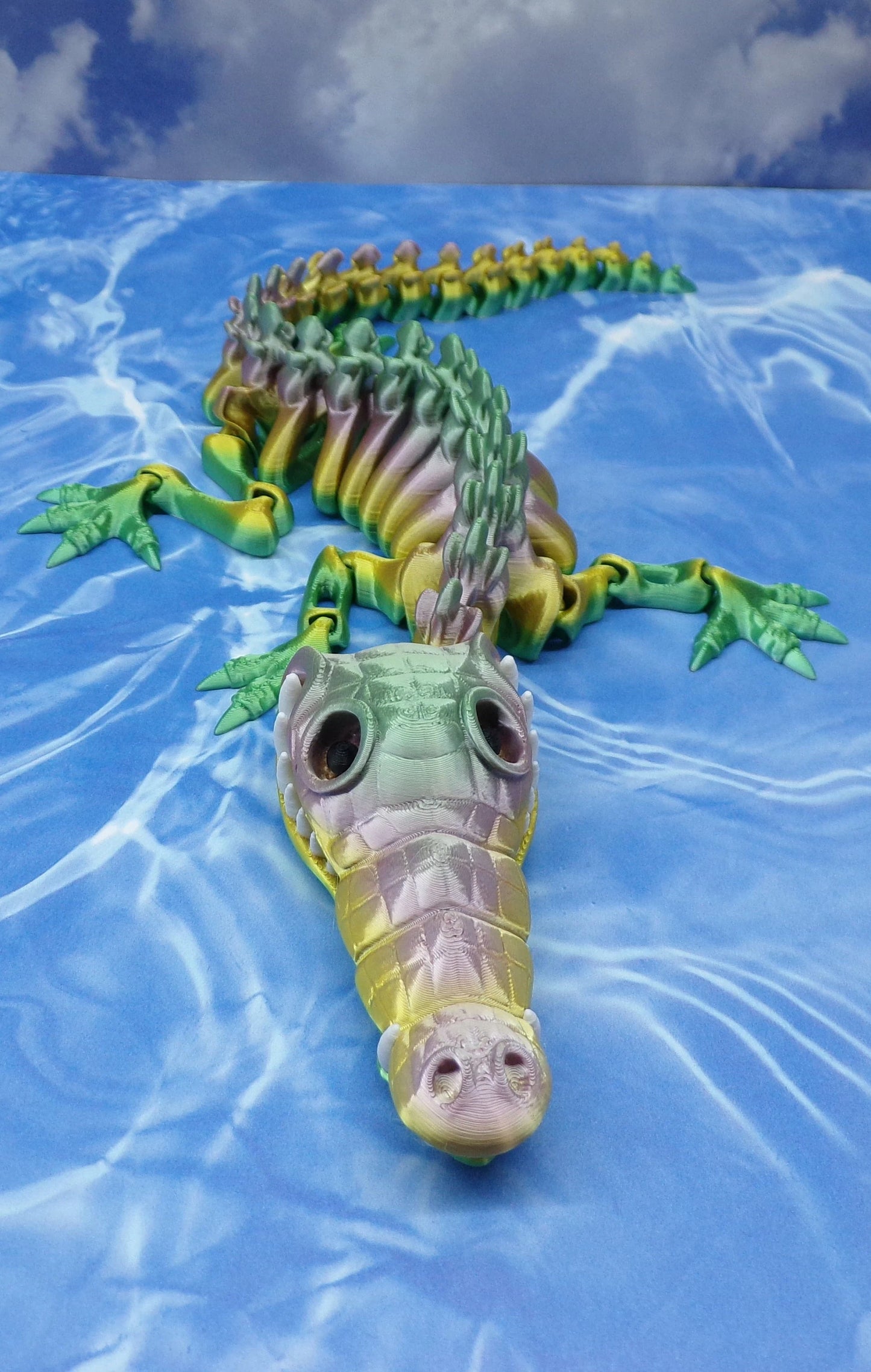 Crocodile Skeleton - Wonderland 3D Printing