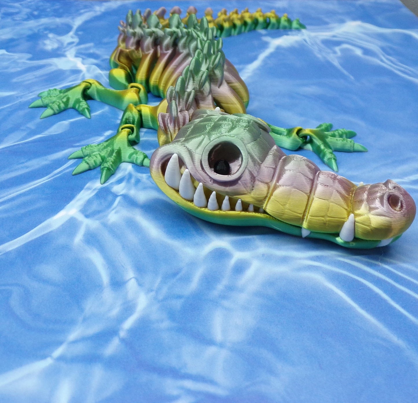 Crocodile Skeleton - Wonderland 3D Printing