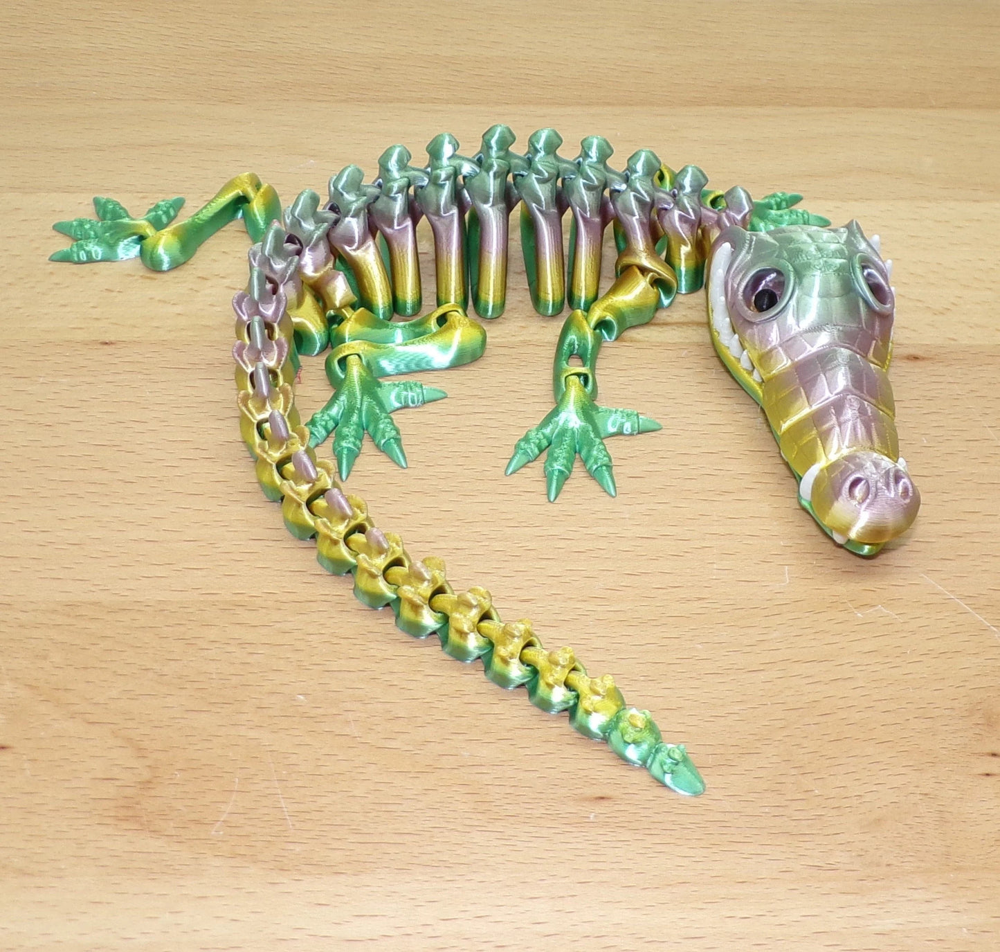 Crocodile Skeleton - Wonderland 3D Printing