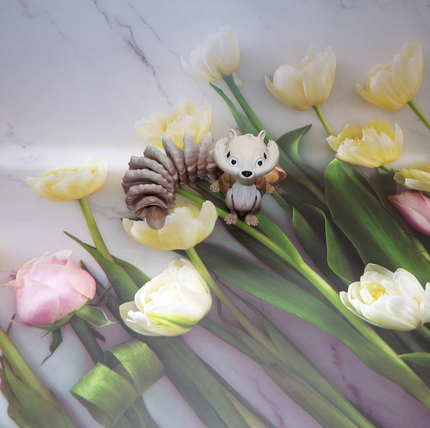 Squirrel: 3D Printed, Articulated - Wonderland 3D Printing