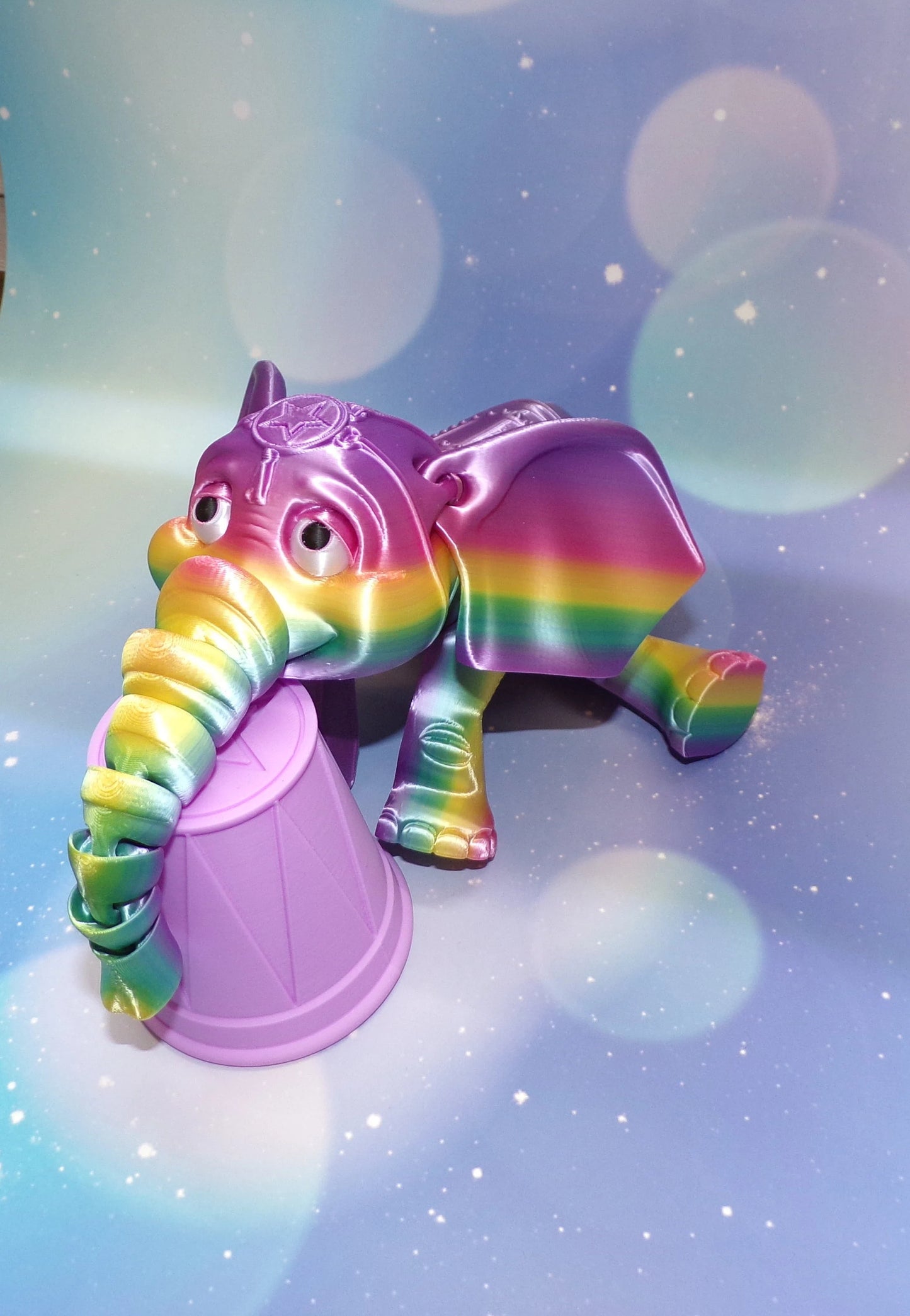 Elephant:3D Printed Circus Elephant - Wonderland 3D Printing